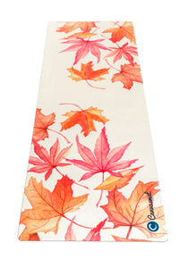 BED OF LEAVES - Eco Yoga Towel - Canvasmat