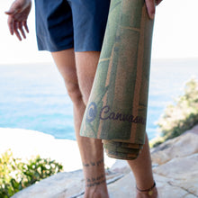Load image into Gallery viewer, SARASWATI BAMBOO - Natural rubber mat cork surface - Canvasmat