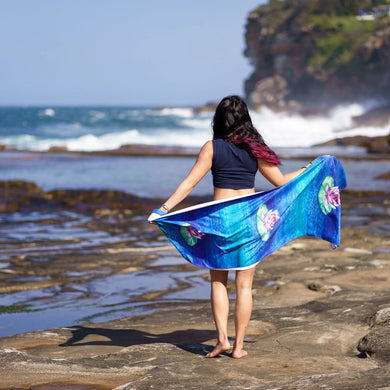 BRAHMA LOTUS - Eco Yoga Towel - Canvasmat