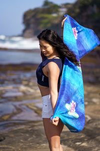 BRAHMA LOTUS - Eco Yoga Towel - Canvasmat