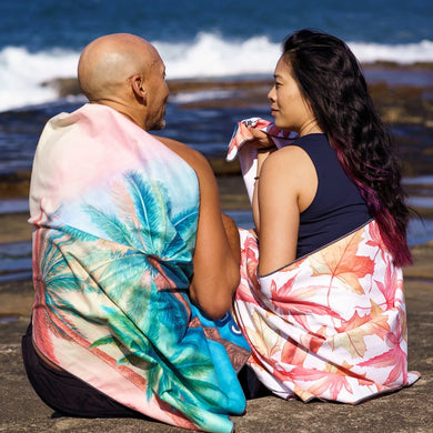 SERENE SUNSET - Eco Yoga Towel - Canvasmat